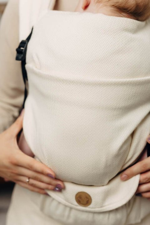 Nosidełko LennyLight, splot jodełkowy, 100% bawełna , rozmiar standard - MAŁA JODEŁKA LUCE