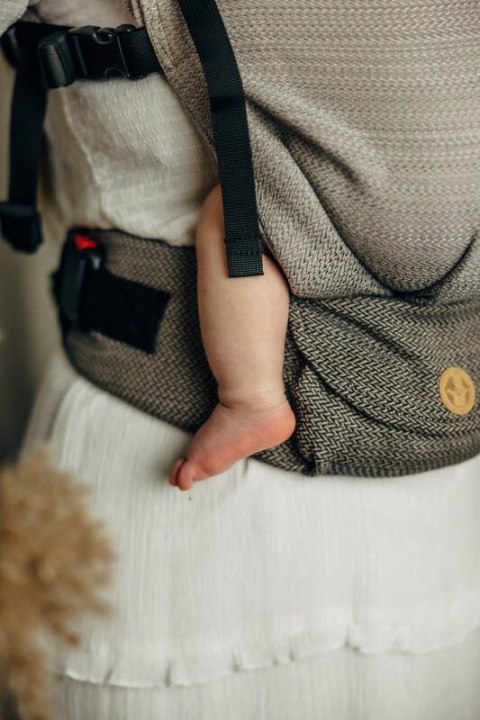 Nosidełko LennyLight, splot jodełkowy, 100% bawełna , rozmiar standard - MAŁA JODEŁKA OMBRE RAGTIME