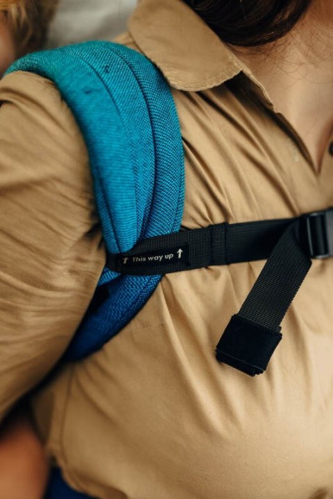 Nosidełko LennyLight z tkaniny skośno-krzyżowej, 100% bawełna , rozmiar standard - AIRGLOW