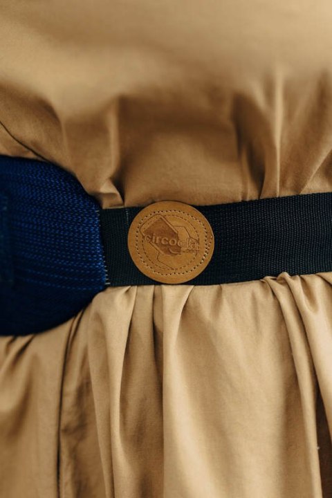 Nosidełko LennyLight z tkaniny skośno-krzyżowej, 100% bawełna , rozmiar standard - AIRGLOW