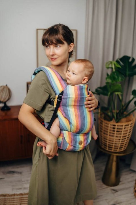 Nosidełko LennyLight z tkaniny skośno-krzyżowej, 100% bawełna , rozmiar standard - LUNA