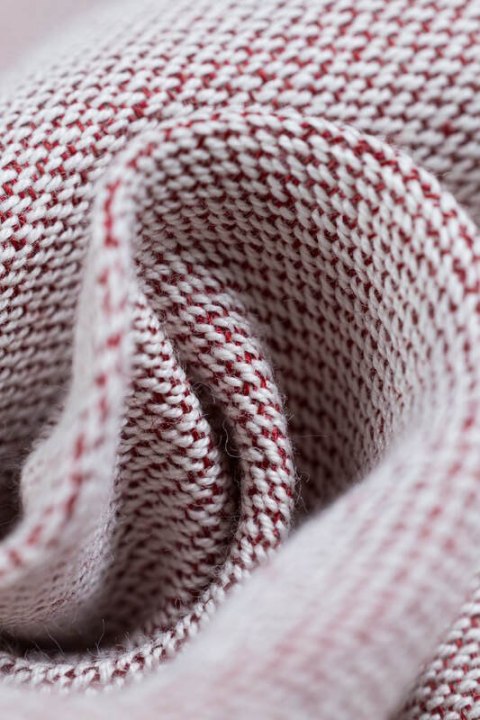 Nosidełko LennyLight z tkaniny skośno-krzyżowej (58% bawełna, 42% len), rozmiar standard - TUNDRA