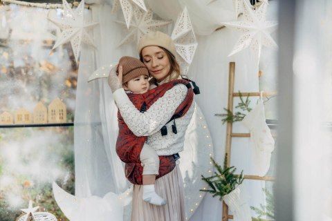 Nosidełko LennyLight z tkaniny żakardowej 100% bawełna , rozmiar standard - INFINITY - GERDA