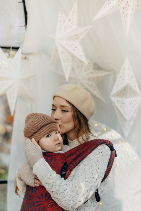 Nosidełko LennyLight z tkaniny żakardowej 100% bawełna , rozmiar standard - INFINITY - GERDA