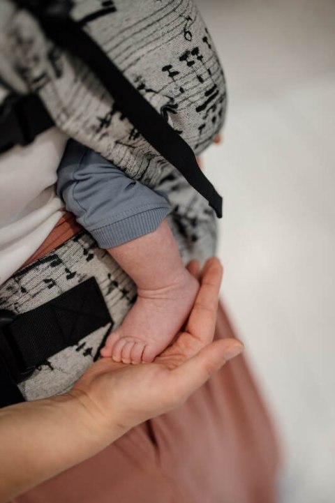 Nosidełko LennyLight z tkaniny żakardowej 100% bawełna , rozmiar standard - MELODY - POLONAISE