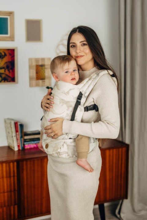 Nosidełko LennyLight z tkaniny żakardowej 100% bawełna , rozmiar standard - PARK JURAJSKI - ICE DESERT