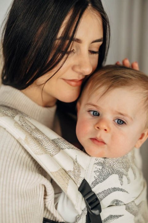 Nosidełko LennyLight z tkaniny żakardowej 100% bawełna , rozmiar standard - PARK JURAJSKI - ICE DESERT