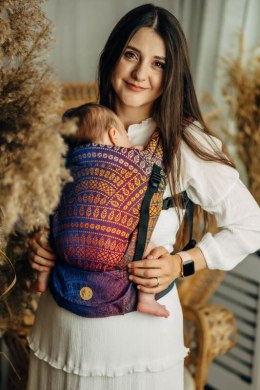 Nosidełko LennyLight z tkaniny żakardowej 100% bawełna , rozmiar standard - PAWI OGON - BOLERO