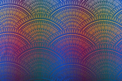 Nosidełko LennyLight z tkaniny żakardowej 100% bawełna , rozmiar standard - PAWI OGON - BOLERO