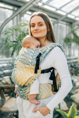 Nosidełko LennyLight z tkaniny żakardowej 100% bawełna , rozmiar standard - RAINFOREST - SELVA