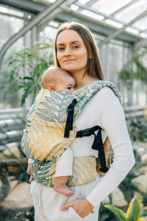 Nosidełko LennyLight z tkaniny żakardowej 100% bawełna , rozmiar standard - RAINFOREST - SELVA