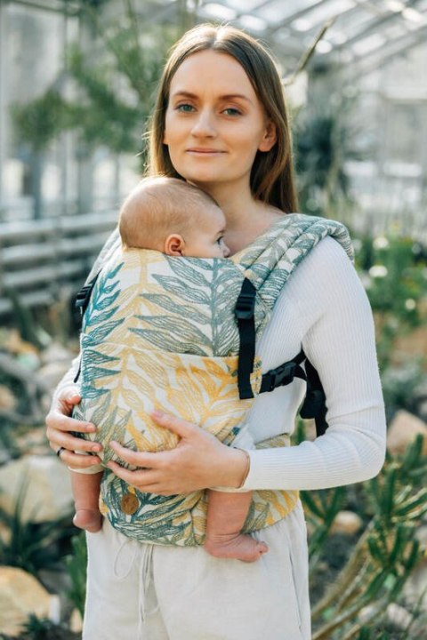 Nosidełko LennyLight z tkaniny żakardowej 100% bawełna , rozmiar standard - RAINFOREST - SELVA