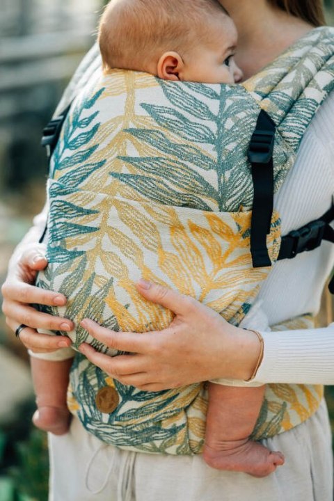 Nosidełko LennyLight z tkaniny żakardowej 100% bawełna , rozmiar standard - RAINFOREST - SELVA