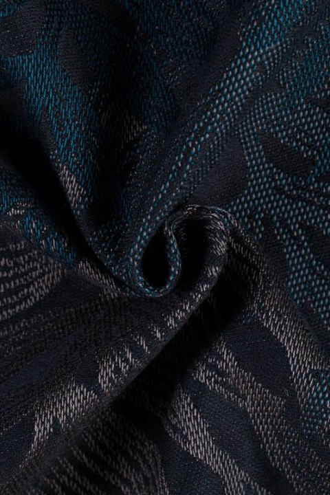 Nosidełko LennyLight z tkaniny żakardowej (54% bawełna, 46% TENCEL™ Lyocell), rozmiar standard - RAINFOREST - NOCTURNAL