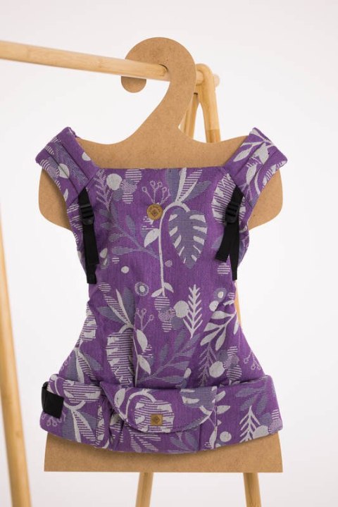 Nosidełko LennyLight z tkaniny żakardowej, rozmiar standard (39% wełna merino, 28% bawełna czesana, 23% len, 10% jedwab tussah) 