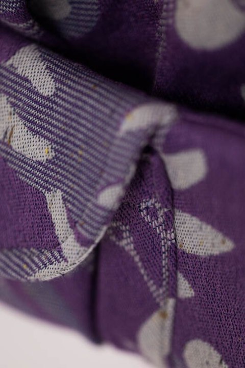 Nosidełko LennyLight z tkaniny żakardowej, rozmiar standard (39% wełna merino, 28% bawełna czesana, 23% len, 10% jedwab tussah) 