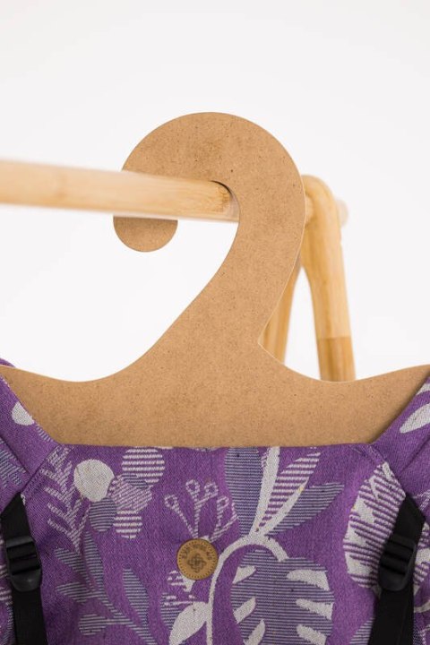 Nosidełko LennyLight z tkaniny żakardowej, rozmiar standard (39% wełna merino, 28% bawełna czesana, 23% len, 10% jedwab tussah) 