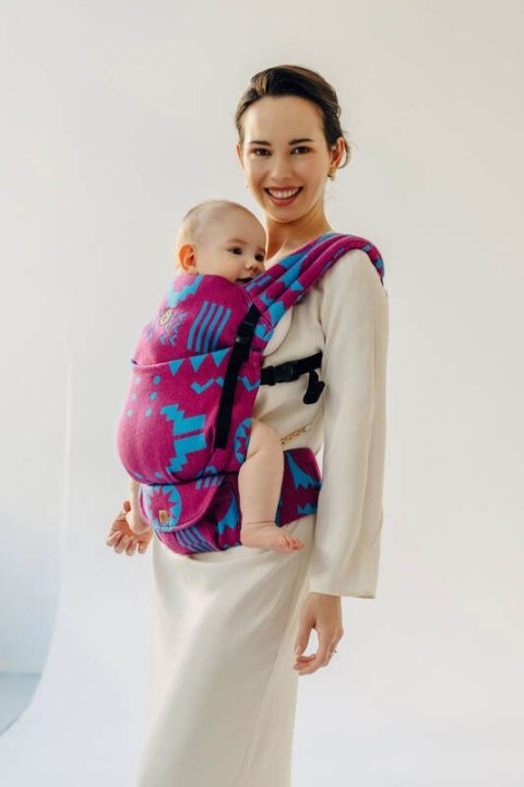 Nosidełko LennyLight z tkaniny żakardowej, rozmiar standard (56% wełna merino, 27% bawełna czesana, 17% jedwab noil) - EKSPERYME