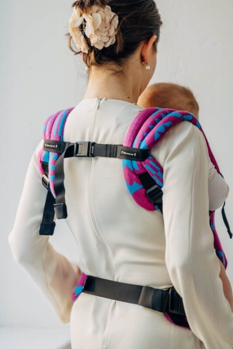 Nosidełko LennyLight z tkaniny żakardowej, rozmiar standard (56% wełna merino, 27% bawełna czesana, 17% jedwab noil) - EKSPERYME