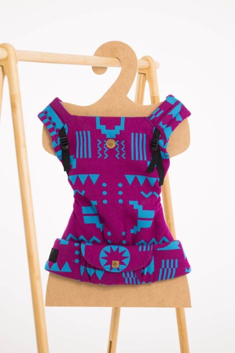 Nosidełko LennyLight z tkaniny żakardowej, rozmiar standard (56% wełna merino, 27% bawełna czesana, 17% jedwab noil) - EKSPERYME