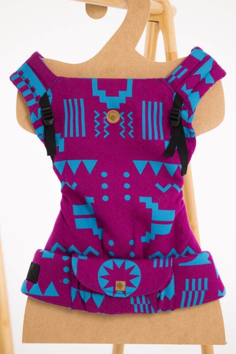 Nosidełko LennyLight z tkaniny żakardowej, rozmiar standard (56% wełna merino, 27% bawełna czesana, 17% jedwab noil) - EKSPERYME