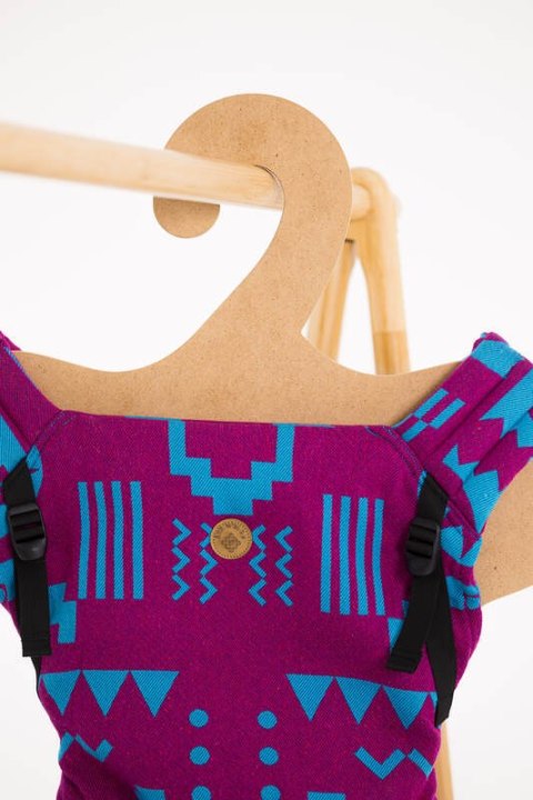 Nosidełko LennyLight z tkaniny żakardowej, rozmiar standard (56% wełna merino, 27% bawełna czesana, 17% jedwab noil) - EKSPERYME