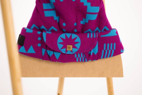 Nosidełko LennyLight z tkaniny żakardowej, rozmiar standard (56% wełna merino, 27% bawełna czesana, 17% jedwab noil) - EKSPERYME