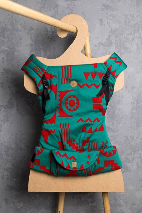 Nosidełko LennyLight z tkaniny żakardowej, rozmiar standard (74% wełna merino, 26% bawełna czesana) - EKSPERYMENT nr 28