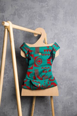 Nosidełko LennyLight z tkaniny żakardowej, rozmiar standard (74% wełna merino, 26% bawełna czesana) - EKSPERYMENT nr 28