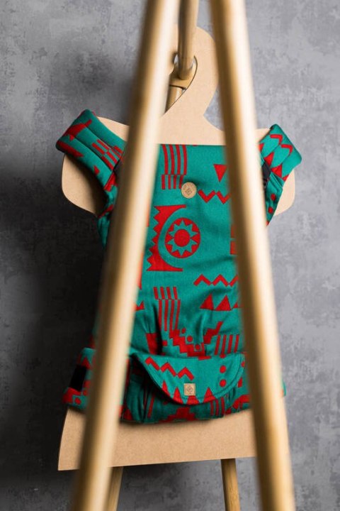 Nosidełko LennyLight z tkaniny żakardowej, rozmiar standard (74% wełna merino, 26% bawełna czesana) - EKSPERYMENT nr 28