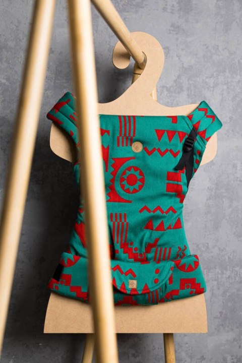 Nosidełko LennyLight z tkaniny żakardowej, rozmiar standard (74% wełna merino, 26% bawełna czesana) - EKSPERYMENT nr 28