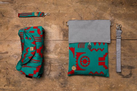 Nosidełko LennyLight z tkaniny żakardowej, rozmiar standard (74% wełna merino, 26% bawełna czesana) - EKSPERYMENT nr 28