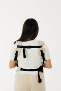 Nosidełko LennyLight z tkaniny skośno-krzyżowej (58% bawełna, 42% wiskoza bambusowa), rozmiar standard - TRACK