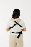 Nosidełko LennyLight z tkaniny skośno-krzyżowej (58% bawełna, 42% wiskoza bambusowa), rozmiar standard - TRACK
