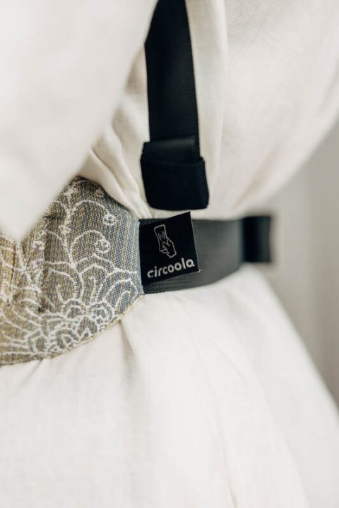 Nosidełko LennyLight z tkaniny żakardowej 100% bawełna , rozmiar standard - DZIKIE WINO - VINEYARD