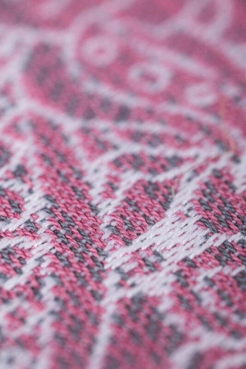 Nosidełko LennyLight z tkaniny żakardowej 100% bawełna , rozmiar standard - DZIKIE WINO - VINEYARD