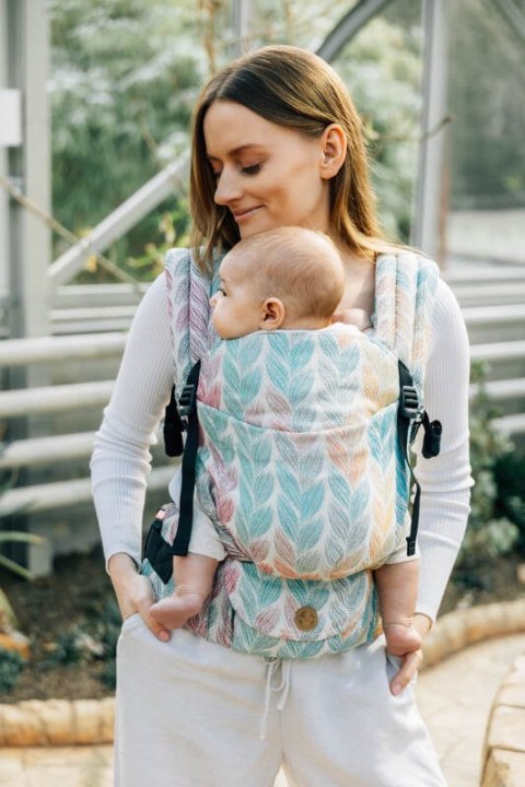 Nosidełko LennyLight z tkaniny żakardowej 100% bawełna , rozmiar standard - ZAPLĄTANI - PLAIT