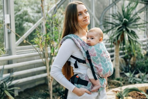 Nosidełko LennyLight z tkaniny żakardowej 100% bawełna , rozmiar standard - ZAPLĄTANI - PLAIT