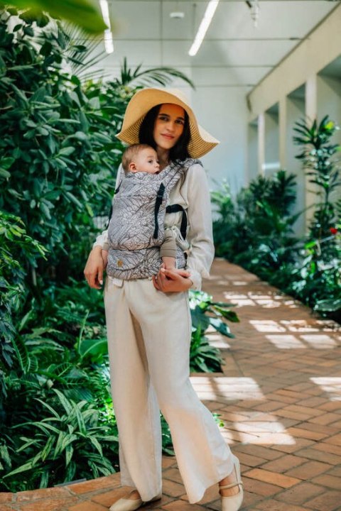 Nosidełko LennyLight z tkaniny żakardowej 100% wiskoza bambusowa, rozmiar standard - WOLNY DUCH - GAJUSZ