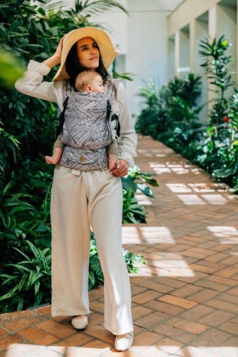 Nosidełko LennyLight z tkaniny żakardowej 100% wiskoza bambusowa, rozmiar standard - WOLNY DUCH - GAJUSZ