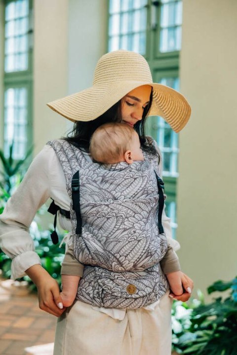 Nosidełko LennyLight z tkaniny żakardowej 100% wiskoza bambusowa, rozmiar standard - WOLNY DUCH - GAJUSZ