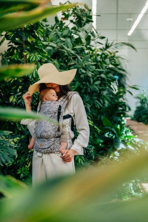 Nosidełko LennyLight z tkaniny żakardowej 100% wiskoza bambusowa, rozmiar standard - WOLNY DUCH - GAJUSZ