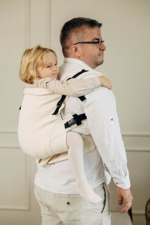 Nosidełko LennyPreschool, splot jodełkowy, 100% bawełna, rozmiar preschool - MAŁA JODEŁKA LUCE