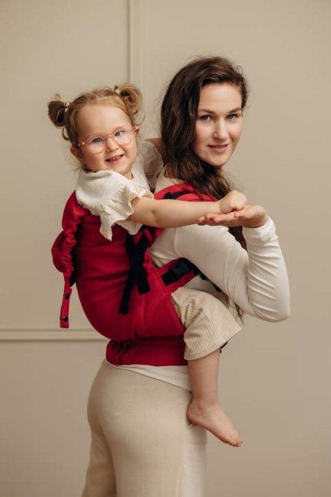 Nosidełko LennyPreschool, splot jodełkowy, 100% bawełna, rozmiar preschool - MAŁA JODEŁKA SEDONA