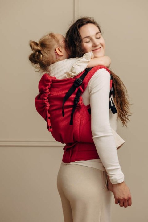 Nosidełko LennyPreschool, splot jodełkowy, 100% bawełna, rozmiar preschool - MAŁA JODEŁKA SEDONA