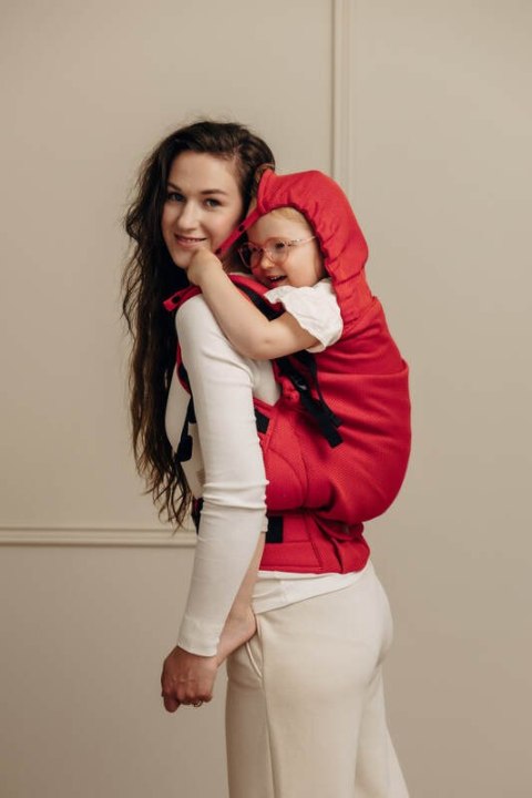 Nosidełko LennyPreschool, splot jodełkowy, 100% bawełna, rozmiar preschool - MAŁA JODEŁKA SEDONA