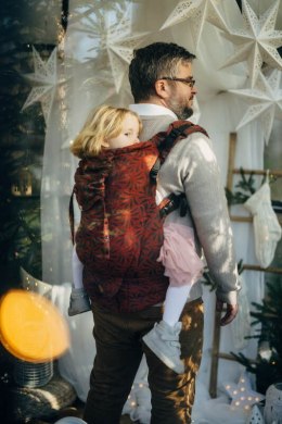 Nosidełko LennyPreschool z tkaniny żakardowej 100% bawełna, rozmiar preschool - INFINITY - GERDA