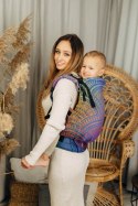 Nosidełko LennyPreschool z tkaniny żakardowej 100% bawełna, rozmiar preschool - PAWI OGON - BOLERO