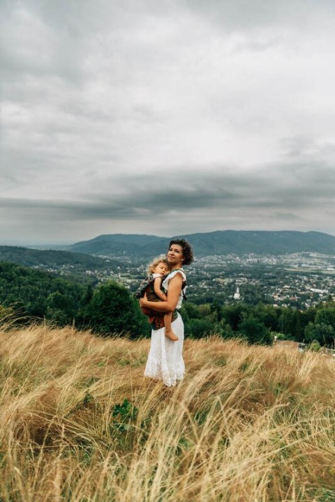 Nosidełko LennyPreschool z tkaniny żakardowej 100% bawełna, rozmiar preschool - RAINFOREST - DIVERSE