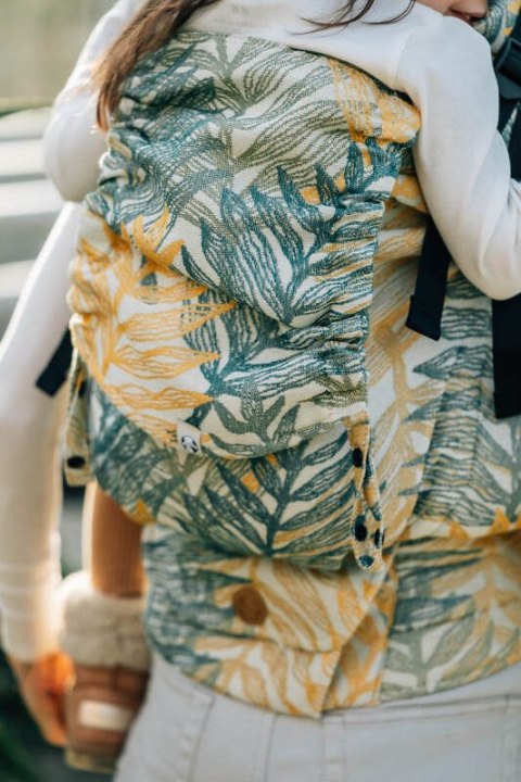 Nosidełko LennyPreschool z tkaniny żakardowej 100% bawełna, rozmiar preschool - RAINFOREST - SELVA